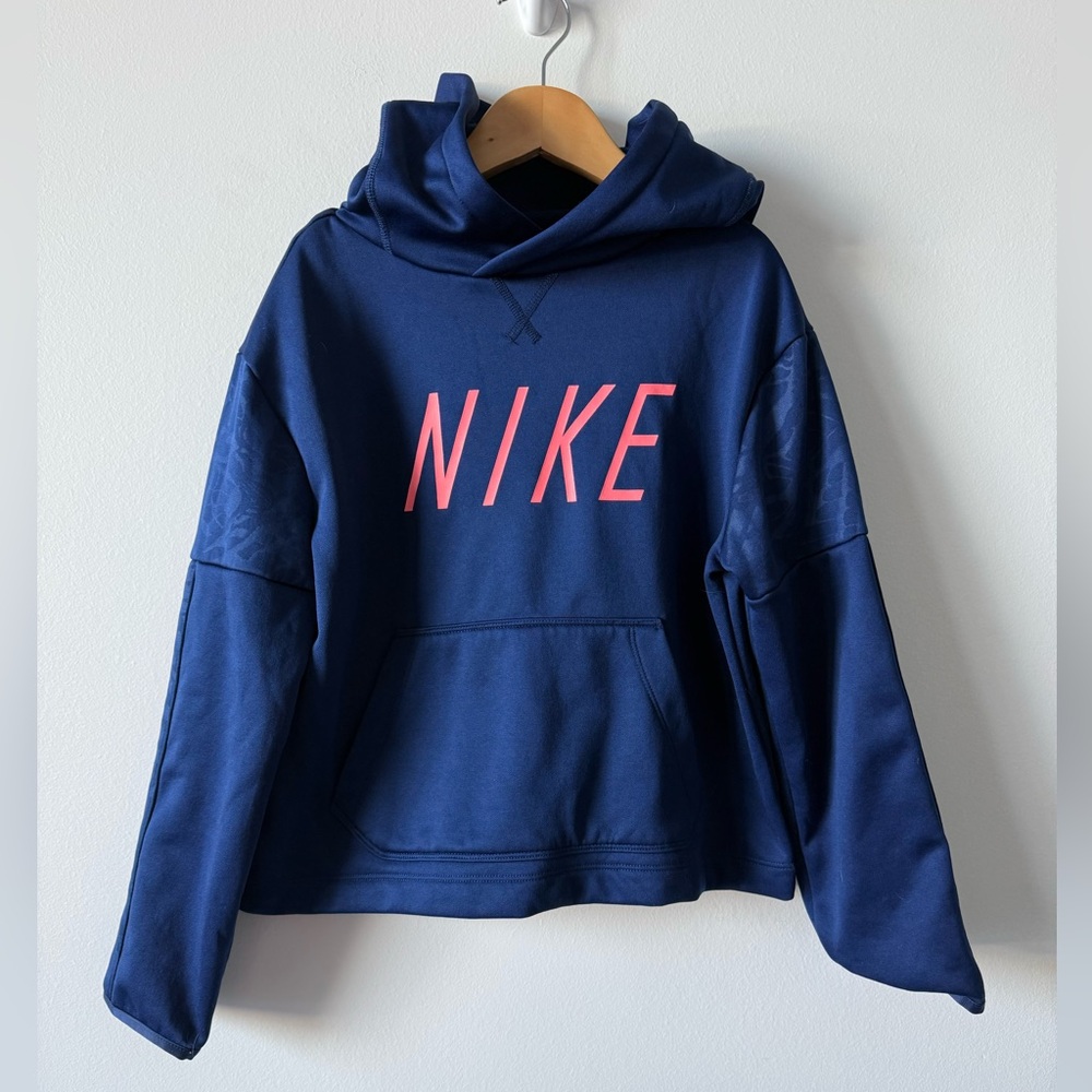 EUC Nike Youth Navy Dri-Fit Hoodie Size Medium